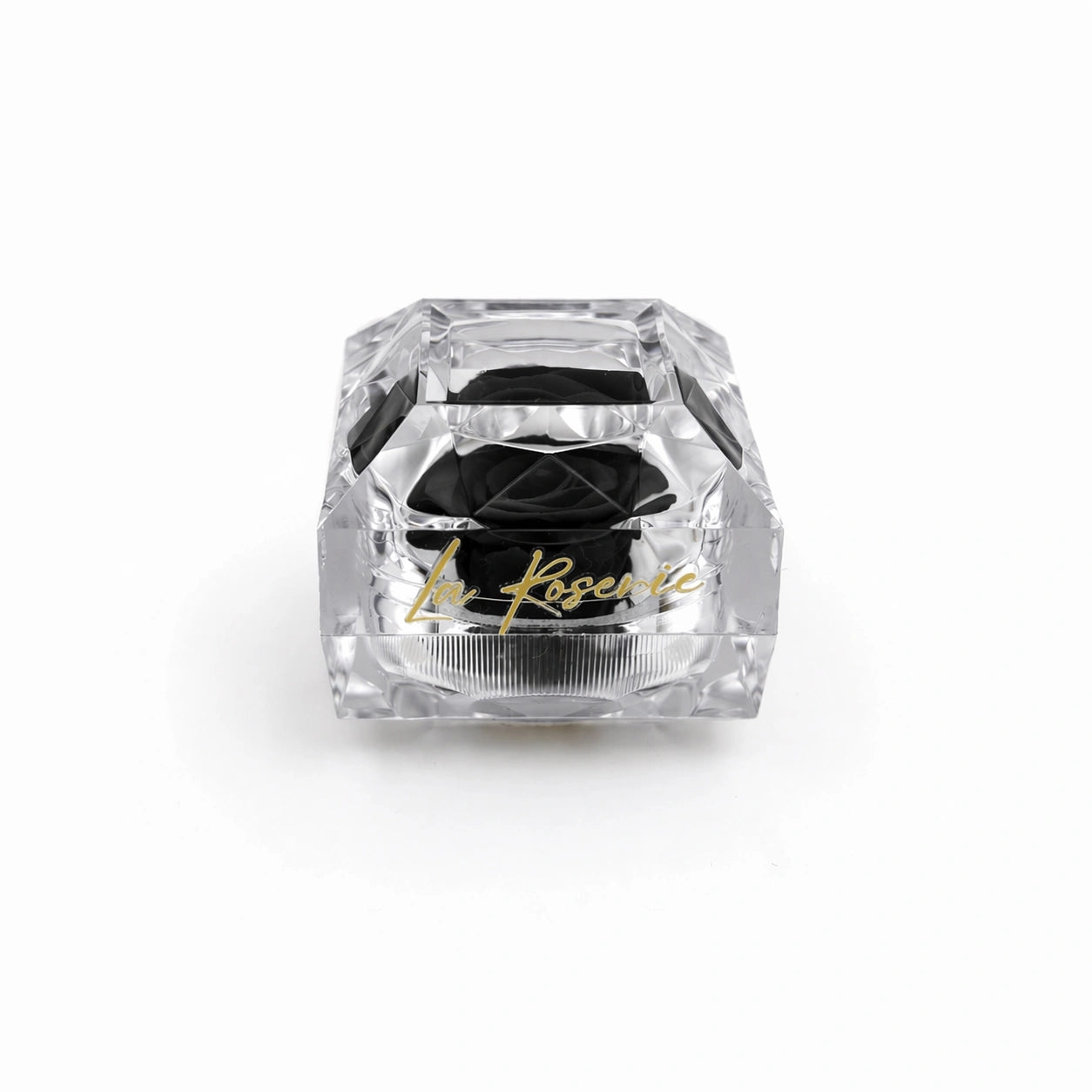 illatos fekete örök rózsa dobozban