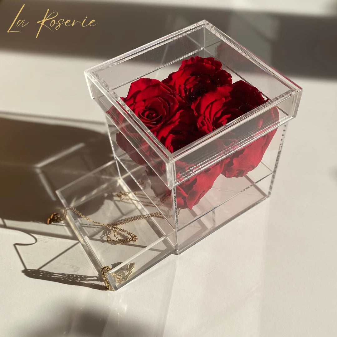 örökrózsa ékszerbox