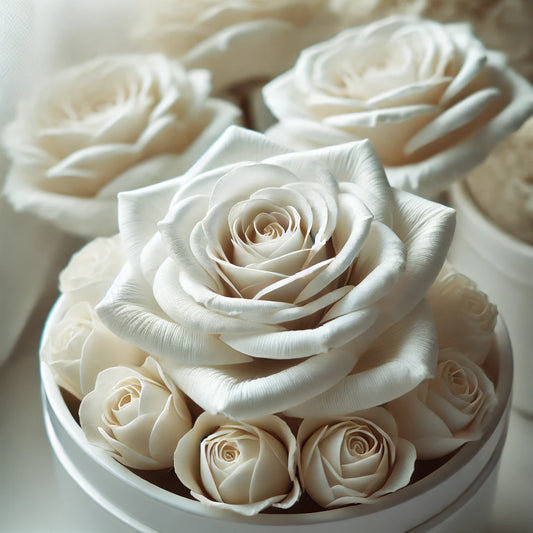 fehér örök életű rózsa