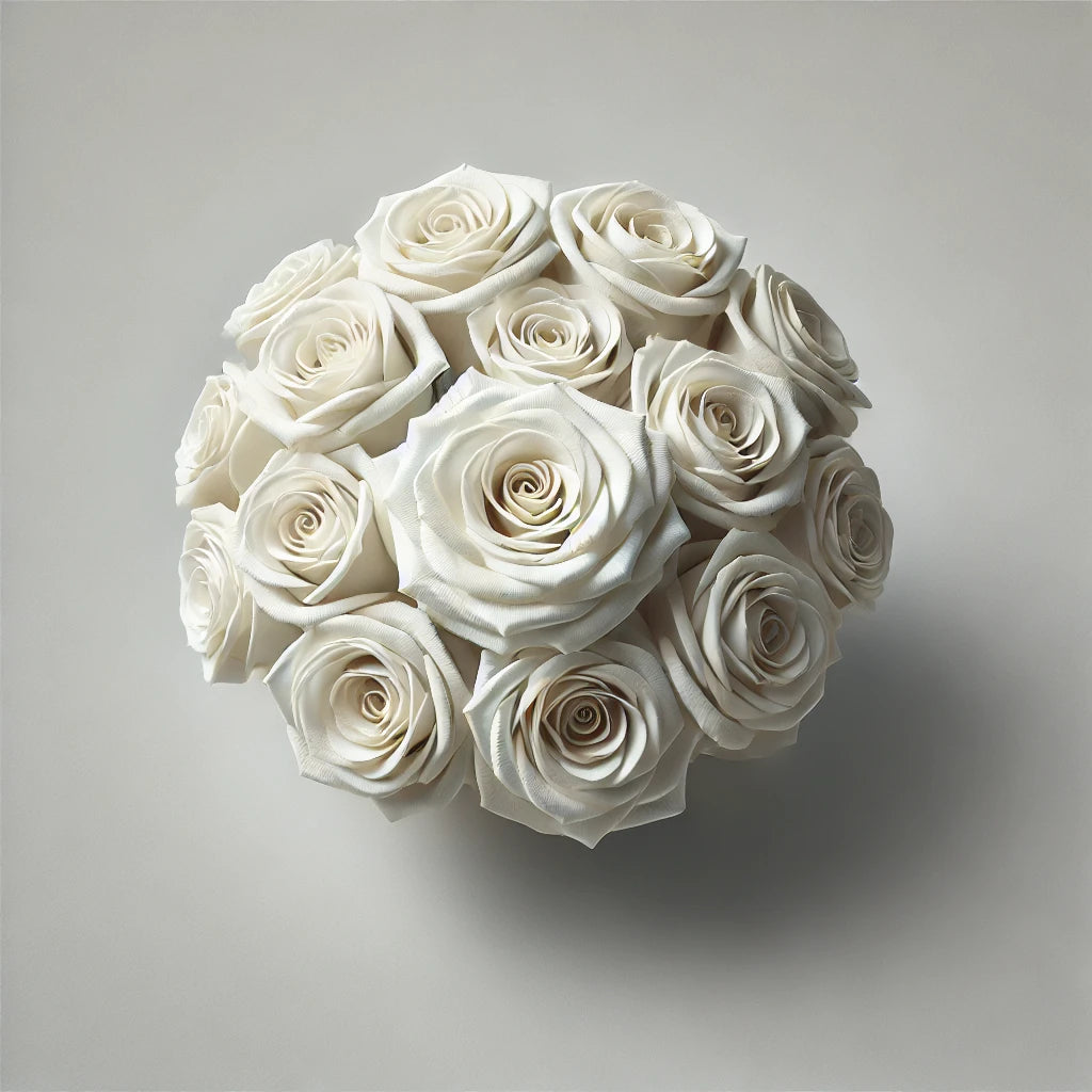 fehér örök rózsa