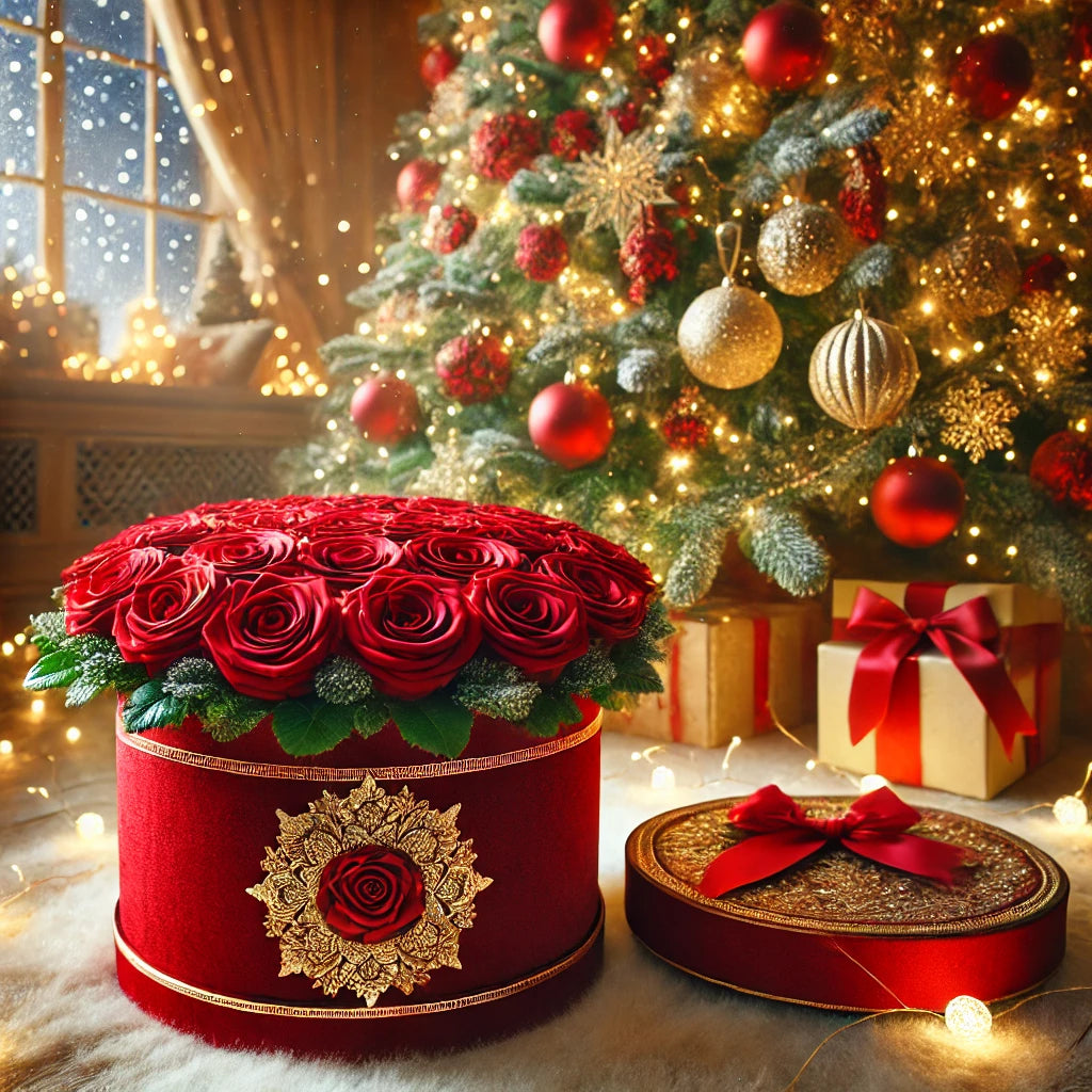 örök rózsa karácsonyi ajándékba
