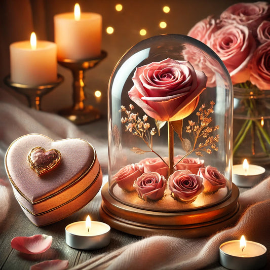 örök rózsa Valentin-nap