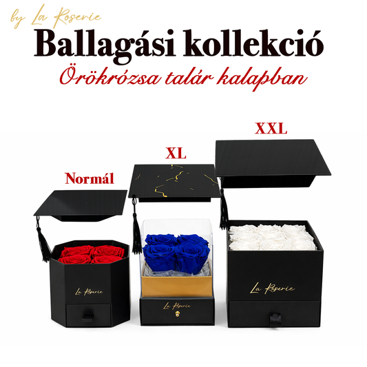ballagási örökrózsa doboz