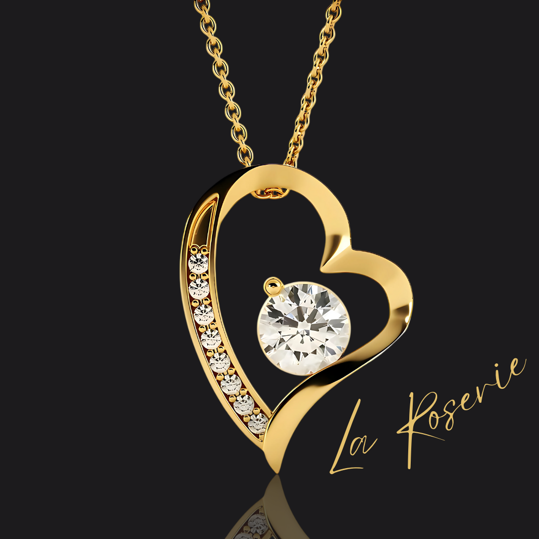 örök rózsa nyaklánc