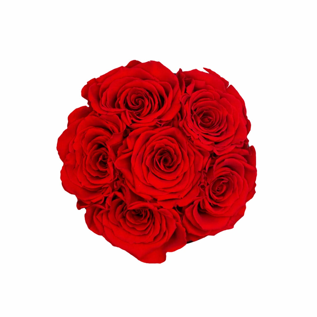 örök rózsa - 6 os kalapdobozban