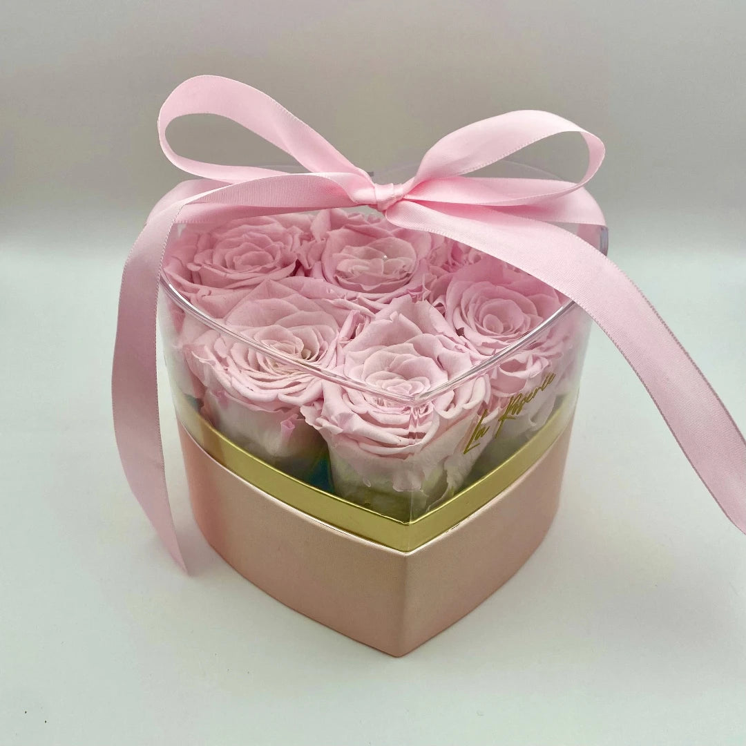 rózsaszín örök rózsa box