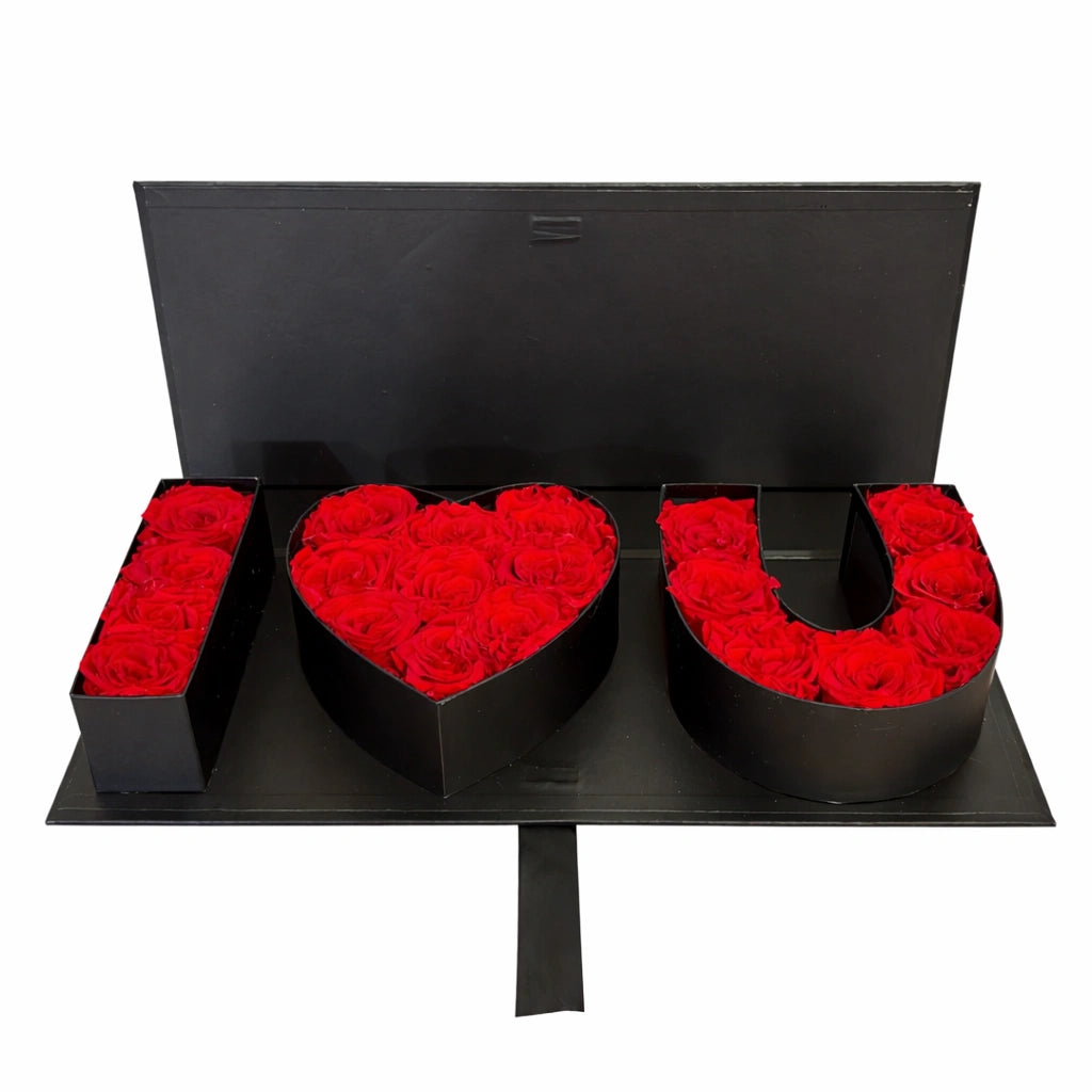 I love you szerelmes örök rózsa ajándék