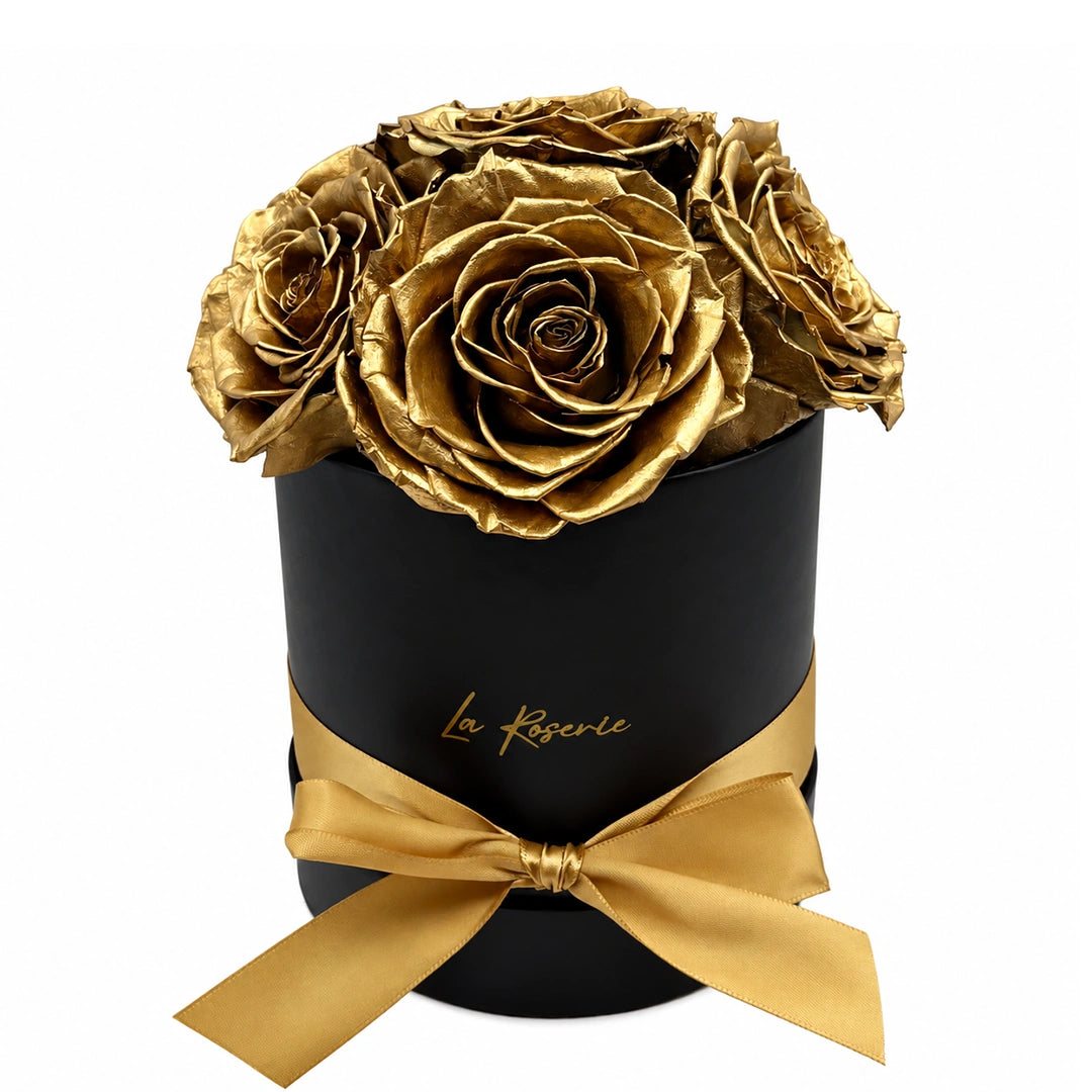 La Roserie arany örökrózsa csokor