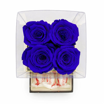 ballagási kalap ajándék doboz örökrózsával