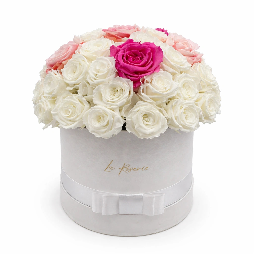 esküvői örökrózsa csokor