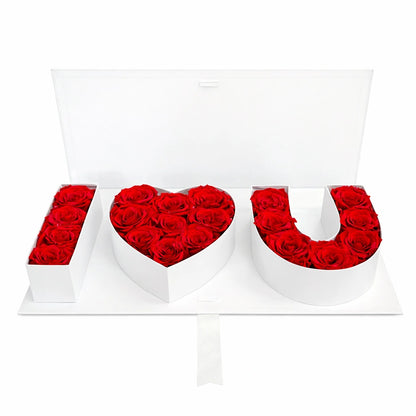 I love you szerelmes örök rózsa ajándék