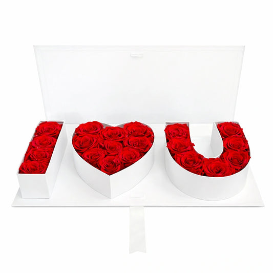 I love you szerelmes örök rózsa ajándék