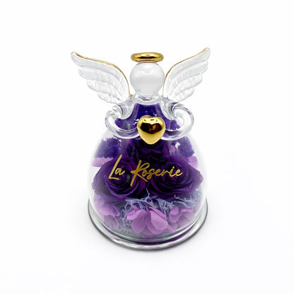 lila örökrózsa angyal