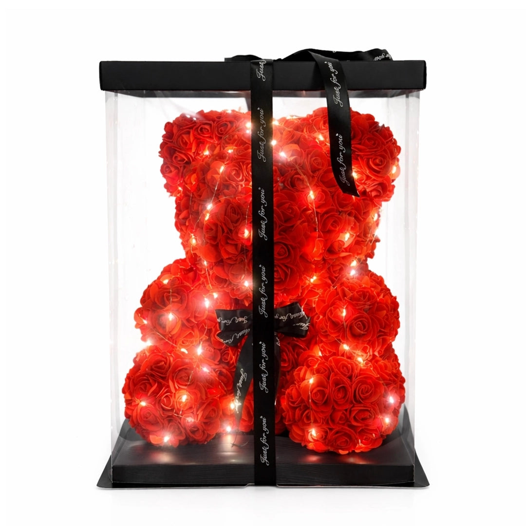 ledes rózsa medve 40 cm