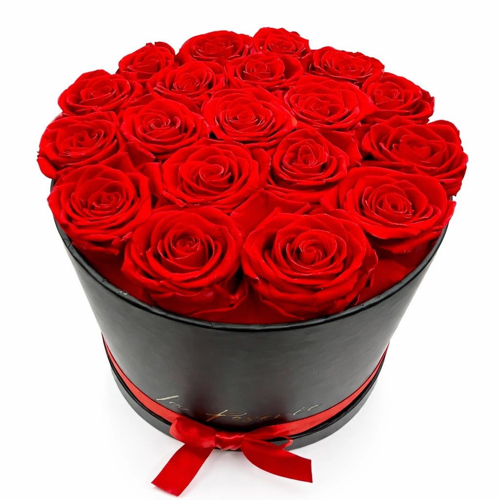 18-20 vörös örökrózsa doboz