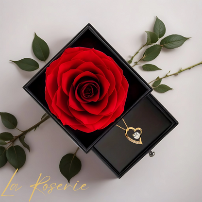 örökrózsa nyaklánc