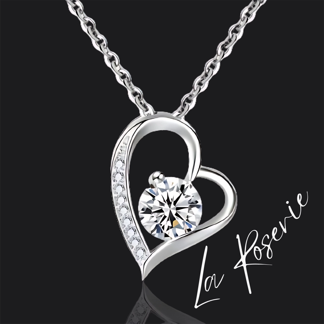 örök rózsa ezüst nyaklánccal