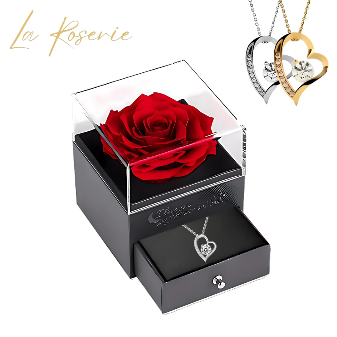 örök rózsa nyaklánc