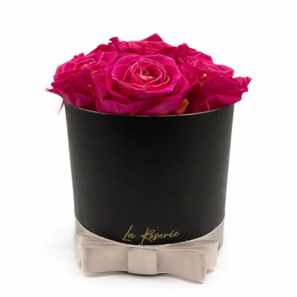 pink örökrózsa box fekete