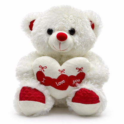 plüss maci szívvel