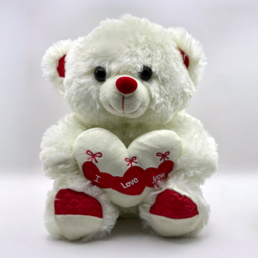 plüss maci szívvel