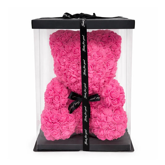 rózsa maci pink 40 cm