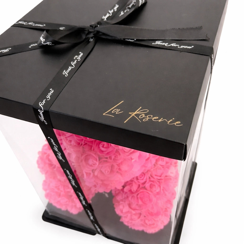 rózsa maci pink 40 cm