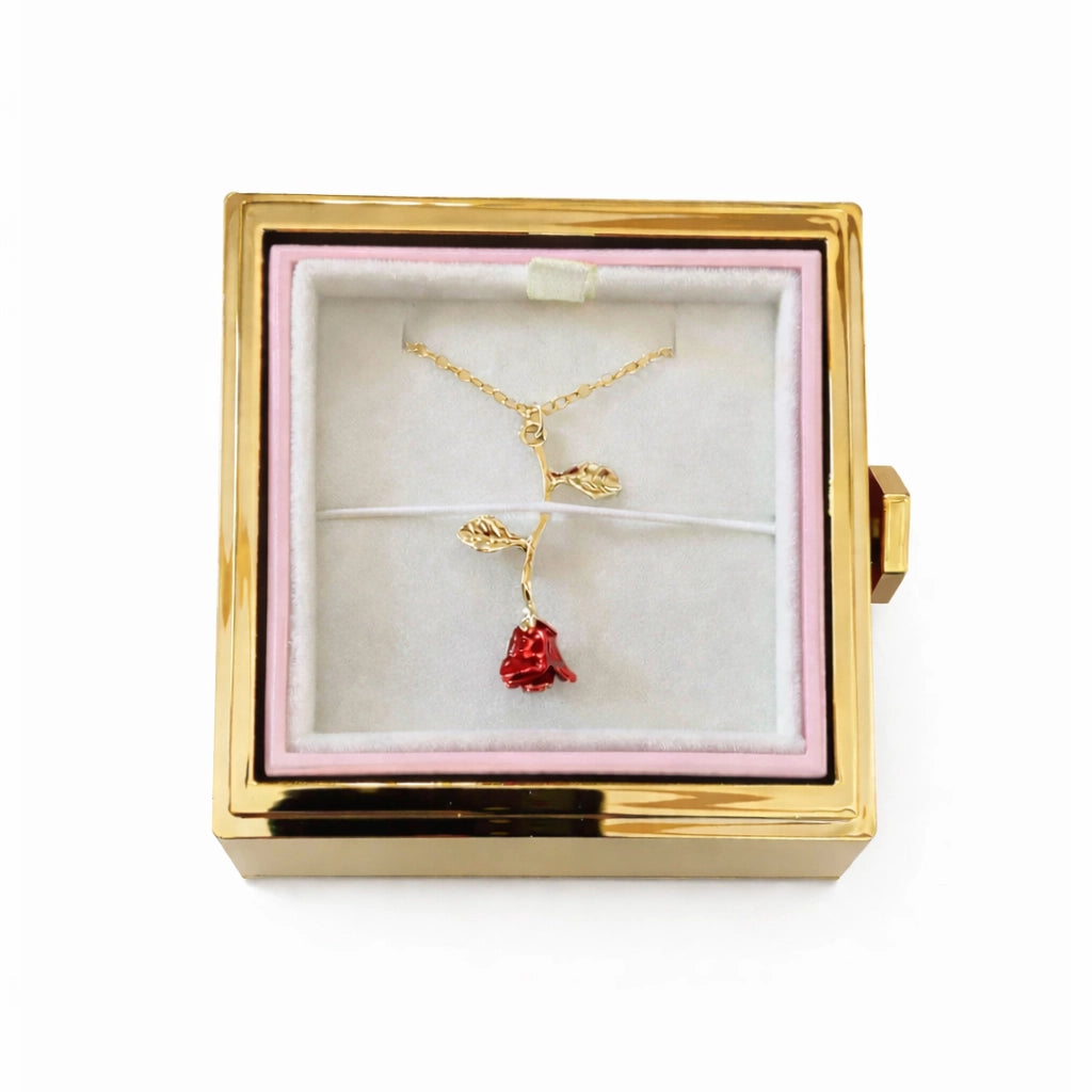 örök rózsa nyaklánc arany