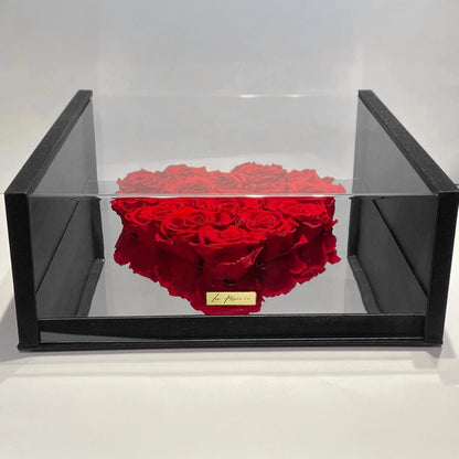 örök rózsa box szív dobozban